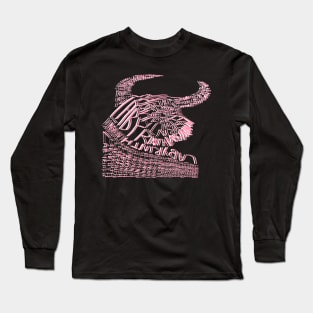 Pink Minotaur Long Sleeve T-Shirt